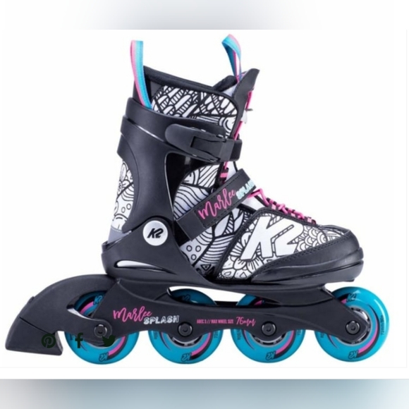 k2 Other K2 Marlee Splash Youth Girl Adjustable Inline Skates Size